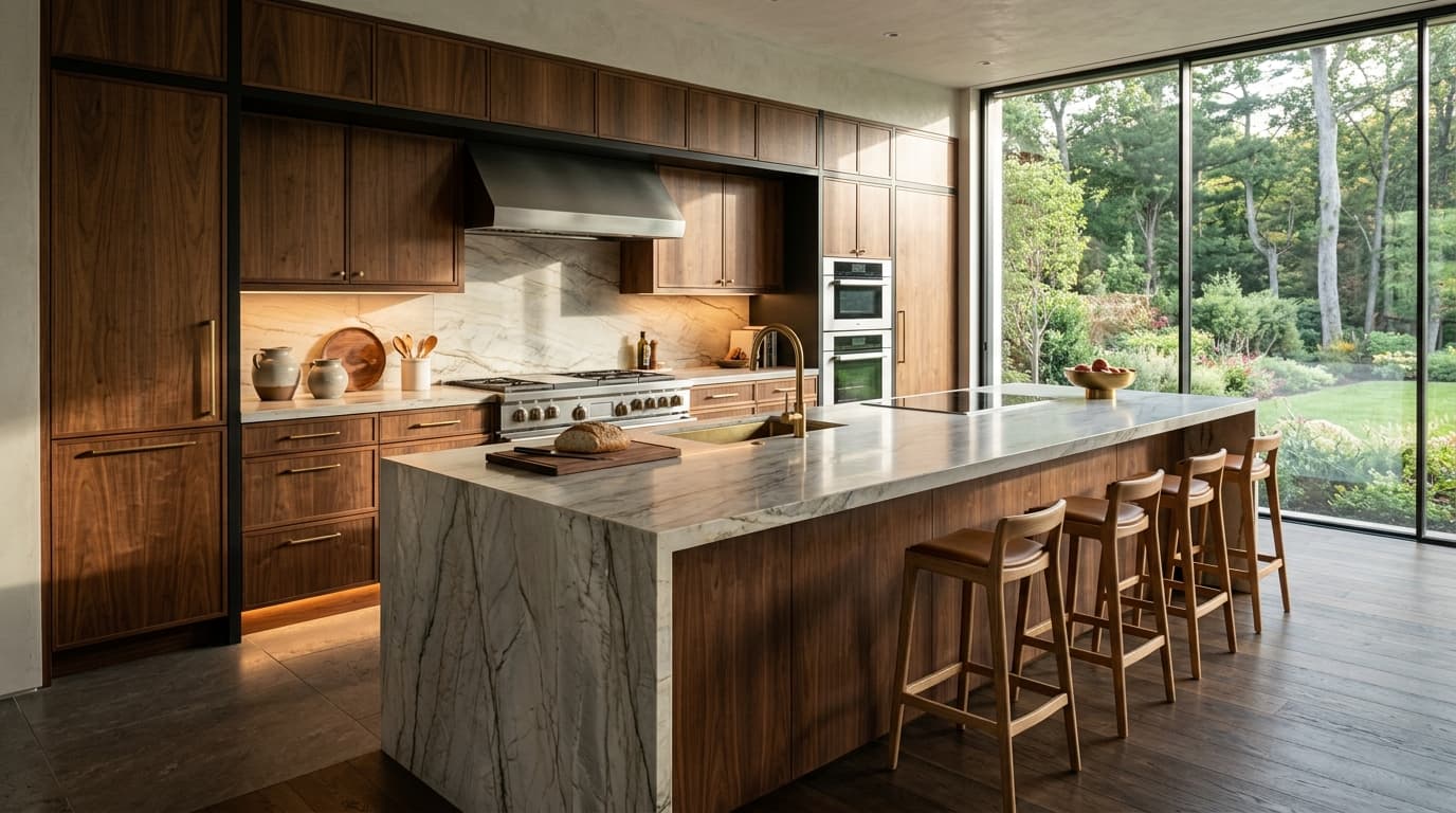 2026 Luxury Kitchen Remodeling Cost Guide: Custom Cabinetry, Exotic Stone & Layout Ergonomics