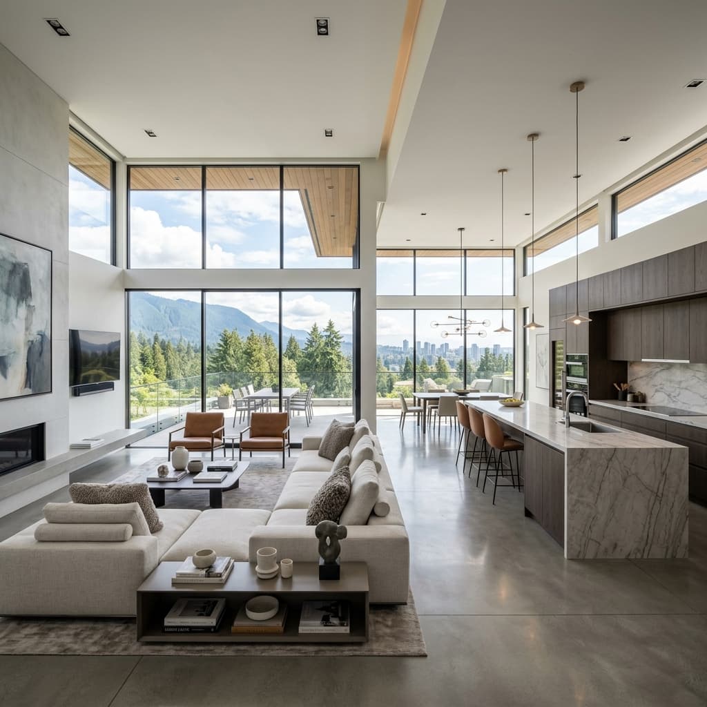 Luxury modern home interior